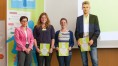Chef für einen Tag - DEVK-Vorstand Tarja Radler mit Schülern