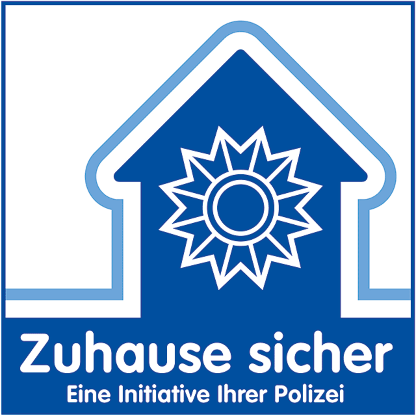 Schlagzeilen- Grafik mit Haus Initative Polizei