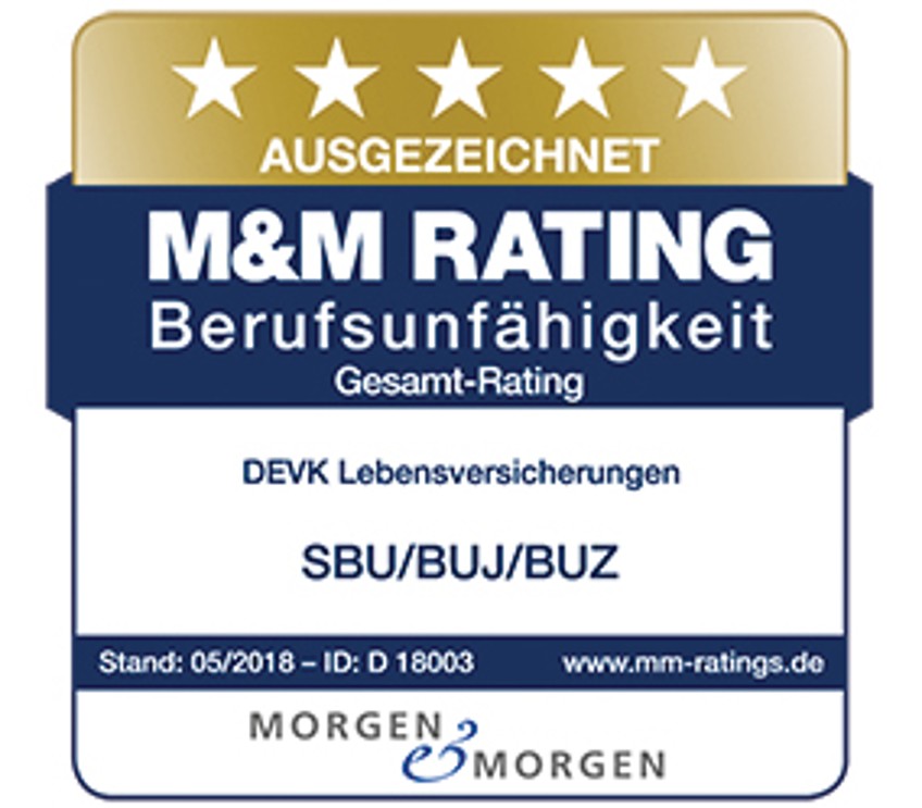 Schlagzeilen - Siegel M&M Ratung Berufsunfähigkeit