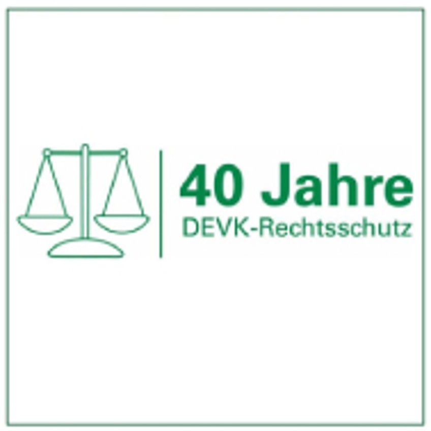 Schlagzeile - 40 Jahre DEVK-Rechtsschutzversicherung