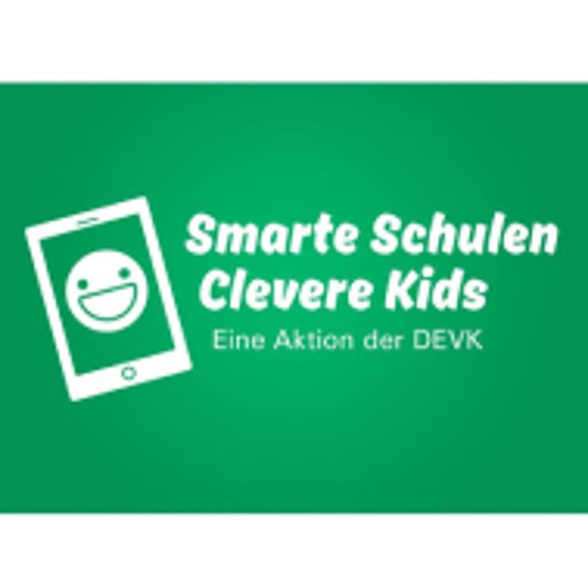 Schlagzeile - Logo Smarte Schulen, clevere Kids