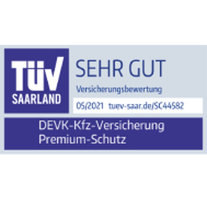 Schlagzeile - Siegel TüV Saarland Kfz-Versicherung 