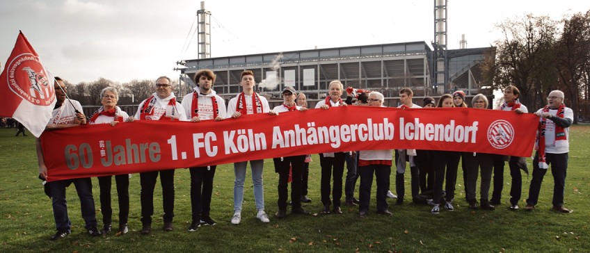 DEVK-Fan-Ikonen: Gruppenfoto Anhängerclub Ichendorf 2.0