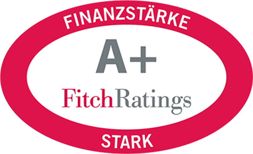 Siegel FitchRatings - Finanzstärke A+