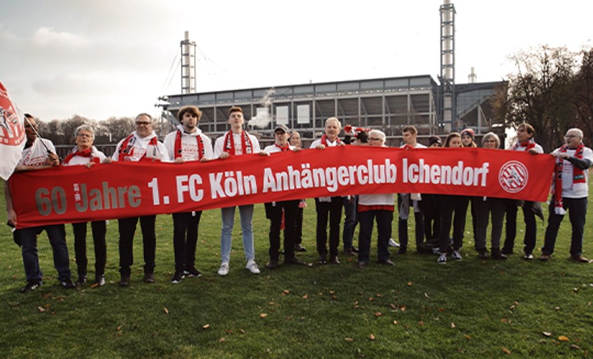 DEVK-Fan-Ikonen: Gruppenfoto Anhängerclub Ichendorf 2.0