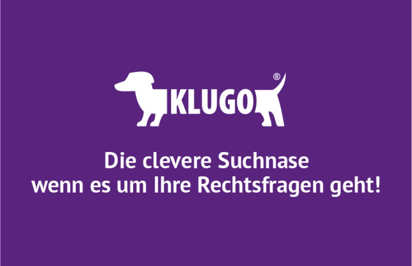 Pressemitteilung - KLUGO Logo mit Claim