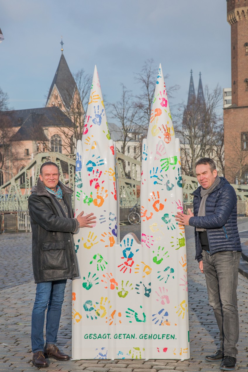 Pressemitteilung DEVK-Dom - Hans-Joachim Nagel und Karsten Ludwig mit DEVK-Dom