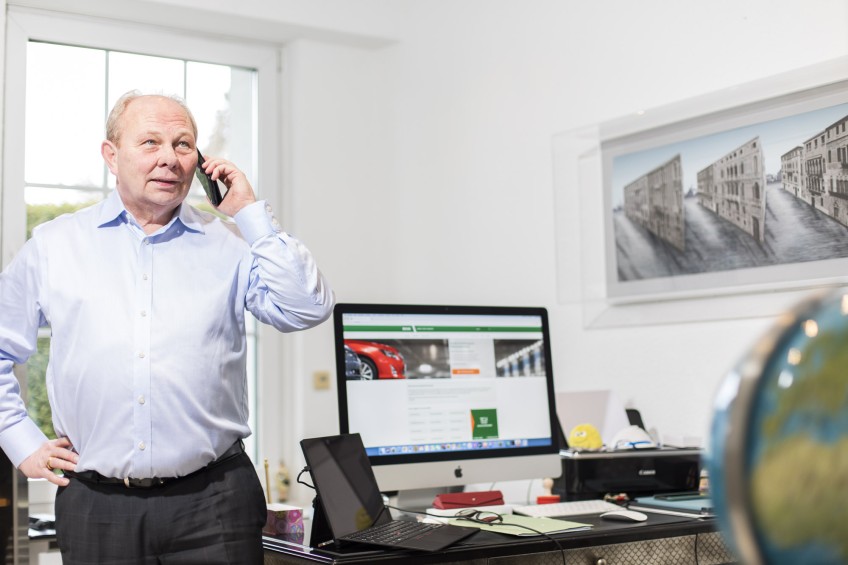 Pressemitteilung Booster-Impfung - Gottfried Rüßmann im Home-Office