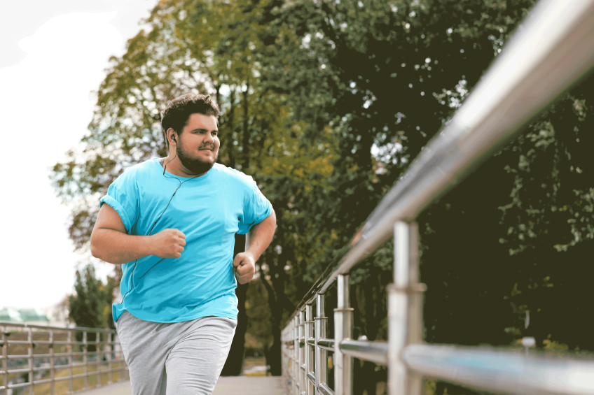 Pressemitteilung - Mann beim Joggen