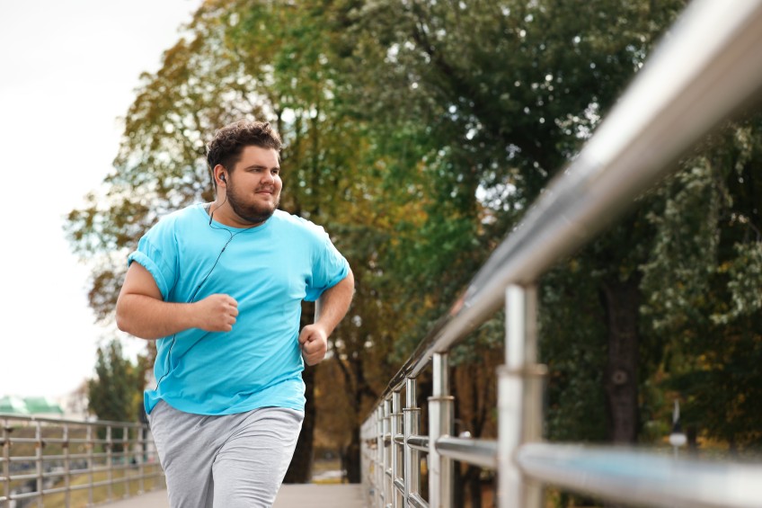 Pressemitteilung Neujahrsvorsätze: Mann beim Joggen